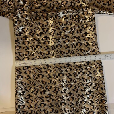 betsey johnson leopard sequin dress Betsey johnson sequin leopard