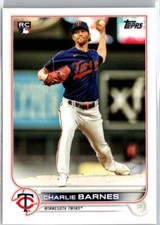 2022 Topps #641 Charlie Barnes RC