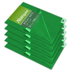 AAwipes Sticky Mat Tacky Pads Adhesive 18" x 24" 5 Packs, 30 Sheets/Packs, 15...