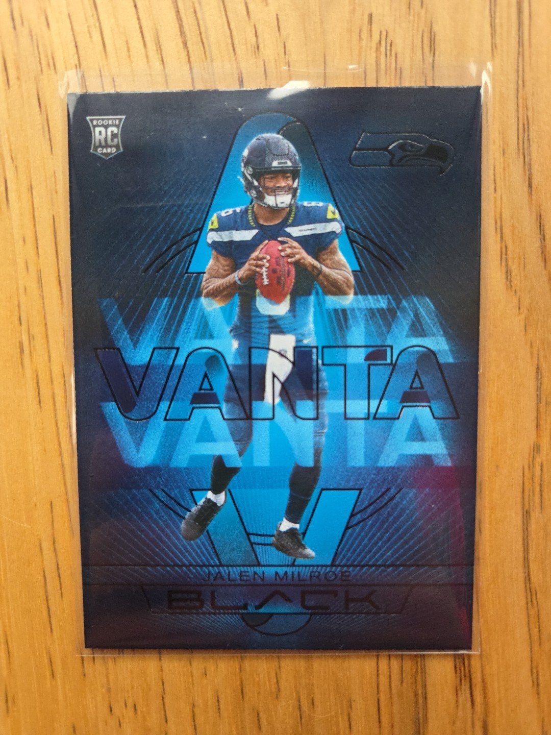 2025 Panini Black Vanta #20 Jalen Milroe RC SP Case Hit - Seattle Seahawks