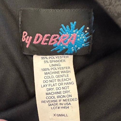 By Debra Black White Striped Sleeveless Mini Dress XS - Picture 5 of 9