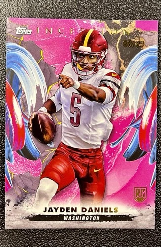 2024 Topps Inception Magenta /99 Jayden Daniels #159 Rookie RC NFL Commanders
