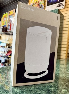 NEW Sealed Sonos Move 2 Wireless Portable Speaker White Color MOVE2US1 (144981)
