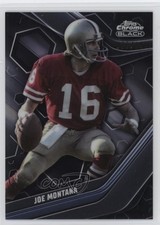 2023 Composite Topps Chrome Black Refractor /199 Joe Montana #145 HOF 3hd