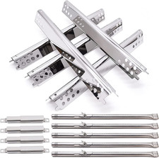 5pk Gas Burner Tubes Heat Plates Kit for Charbroil Grill Replacement Parts