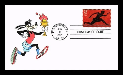 US COVER FIRST DAY OF ISSUE 2004 OLYMPIC GAMES ATHENS GREECE