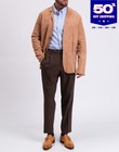 RRP€483 BULLY Suede Leather Blazer Jacket IT48 US38 M Beige Garment Dye
