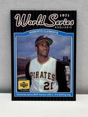 2001 Upper Deck Decade 1970's #172 Roberto Clemente Pittsburgh Pirates