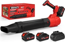 Electric Leaf Blower Cordless - Powerful Battery Leafblower with 5 Speed Modes, 