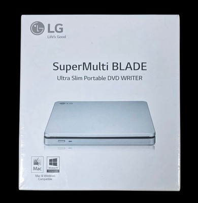 LG - AP70NS50 - External 8X Double Layer DVDRW Super Multi Blade Drive - Silver
