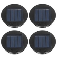 Solarleuchten Ersatzteile Gartenleuchte LED Solarpanel IP44 8Cm 4 StüCk 600Mah