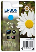 Epson 18 C13T18024012 Originale Druckerpatronen Cyan 3,3 Ml