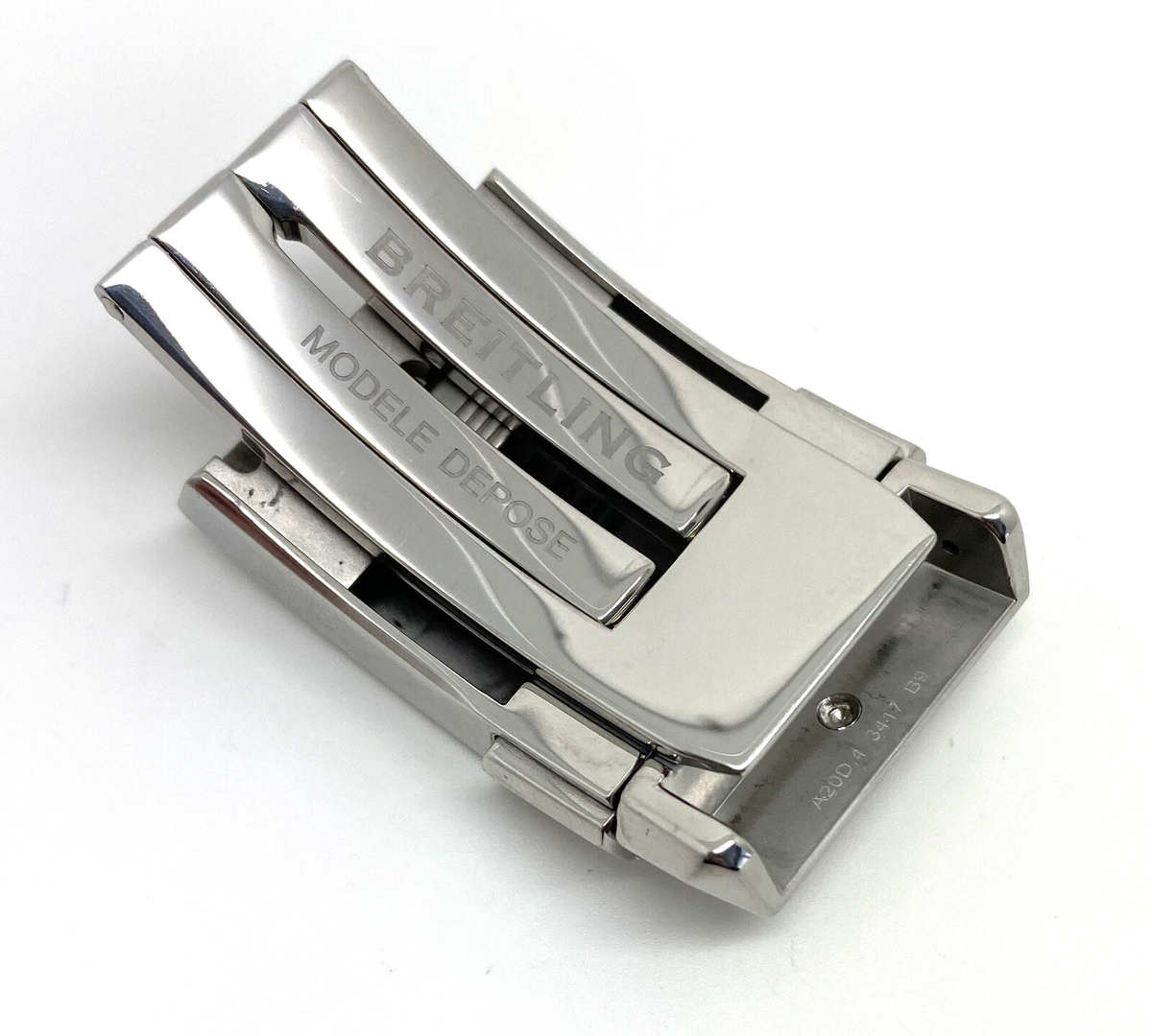 Breitling A20D.4 20mm Polished Steel Watch Deployment Buckle