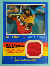 2020 Topps Heritage Jo Adell Clubhouse Collection Blue RELIC SP #14/99