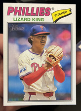 2026 Topps Heritage JESUS LUZARDO #168 SP Nickname Variation LIZARD KING