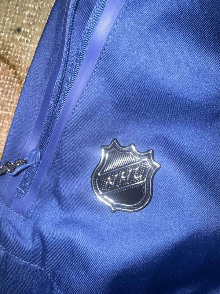 Mujer-Fanatics Azul Tampa Bay Lightning Auténticos Pantalones de Pista Profesional Foto 3 de 4