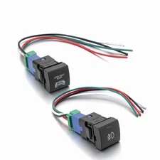 WEISEN FOG+LED Light Bar Push Button Switch For Toyota Tacoma Yaris Cross 2024+