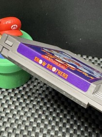 Snow Brothers - CART & MANUAL  (NES Nintendo, 1991) - Authentic - Super Clean!