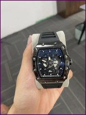 Men Watches Light Luxury Brand Domineering Beauty Trend  Pentagram Luminous Wine