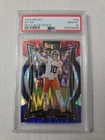 2024 Panini Select Concourse Red & Blue Shock Prizm Bo Nix #30 PSA 10
