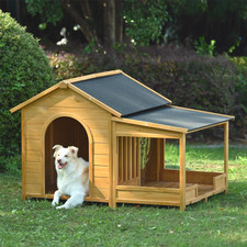  New Large Wooden Dog House w/Porch