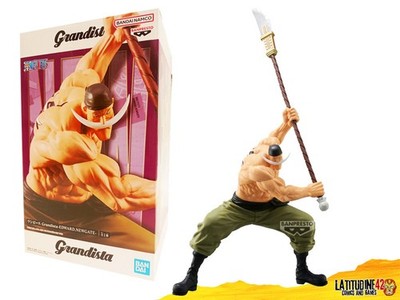 ONE PIECE EDWARD NEWGATE WHITEBEARD ACTIONFIGUR STATUE GRANDISTA 21 CM BANDAI