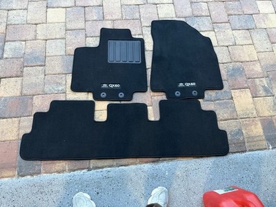 2014-2023 Infiniti QX60 Floor Mats OEM Genuine 3 Piece Set 