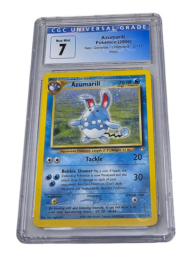 Azumarill (Unlimited) graded CGC 7 for sale on eBay
