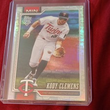  2026 celebration series 1 sp Kody Clemens opening Day fractor Twins #85 Card