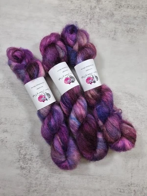 Kid Mohair Seide Garn, Lace Gewicht, 50g, SMOULDER SLOWLY - Bild 1 von 4