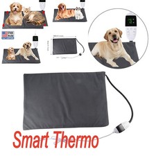 Adjustable Temperature Pet Heating Pad-Waterproof, Timer-Controlled for Dogs Cat