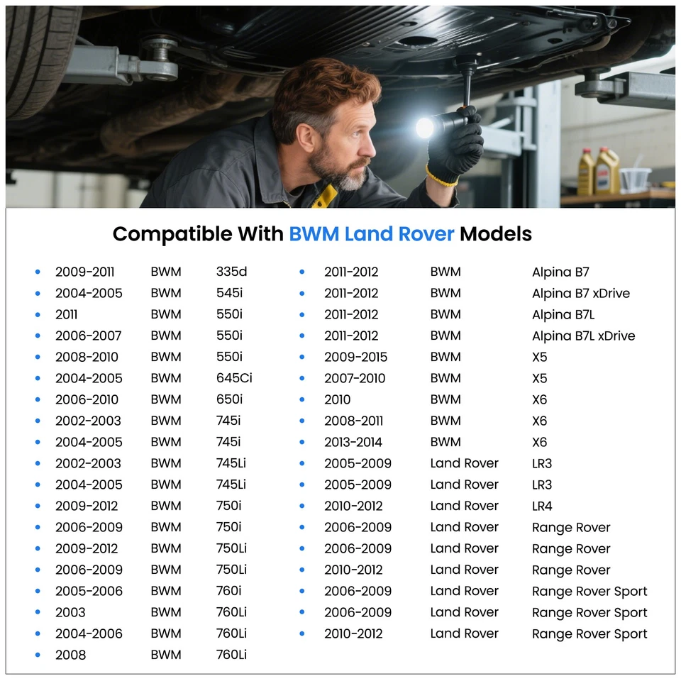 transmission oil pan gasket Kit for BMW 6HP26 335i 550i 745Li Land Rover LR3&4 Foto 2 de 4