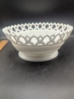 Vintage Atterbury Lace White Milk Glass Hen On Nest Bottom Only READ