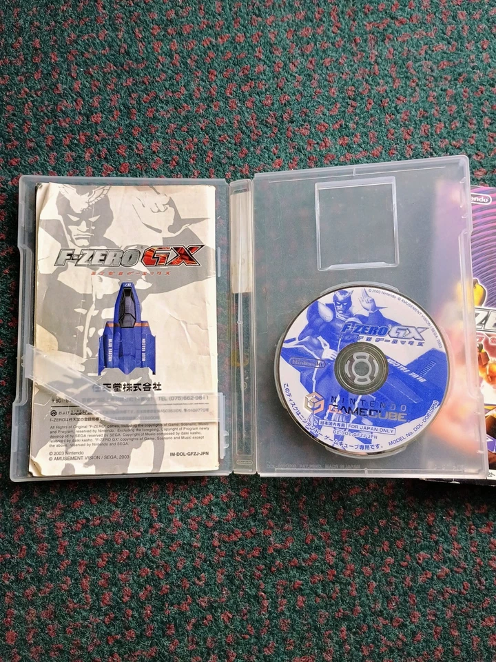 Nintendo Gamecube F-Zero GX con Cartucho, Estuche, Manual Región Japón Foto 4 de 4
