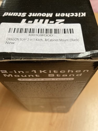 2-in-1 Kitchen Mount Stand For iPad And Tablets New In Box Gadget Holder - Picture 6 of 6