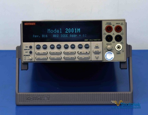 Keithley 2001 7.5 Digit Multimeter NIST Calibrated with Data