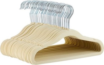 Amazon Basics Kinder Samt, rutschfeste Kleiderbügel für Säugling und Kleinkind, 11,6