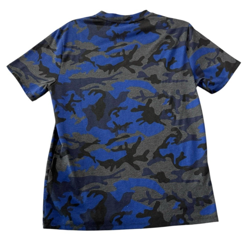 Sandro Paris Mens Short Sleeve Camo T-Shirt Blue Size X-Small XS NWOT - Picture 4 of 4
