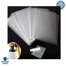 50pcs Clear Paint Sprayer Cup Liners Hvlp Spray Gun Accessories Waterproof ...