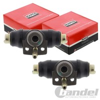 2X Mapco Radbremszylinder 17,46Mm Hinten Passend FüR Audi 100 80 90 A2 Coupe