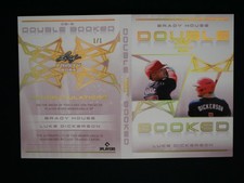 2024 Leaf Trinity #DB-3 Brady House / Luke Dickerson Double Booked Gold 1/1