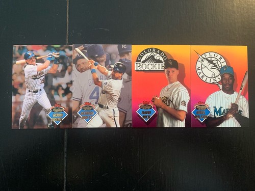 1993 Topps Stadium Club 3000 Hit Club EXPANSION DRAFT Complete Set RARE 4 Cards