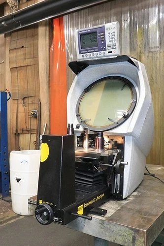 14"  Brown & Sharpe 6550 series, New 2005, QC 200 DRO OPTICAL COMPARATOR