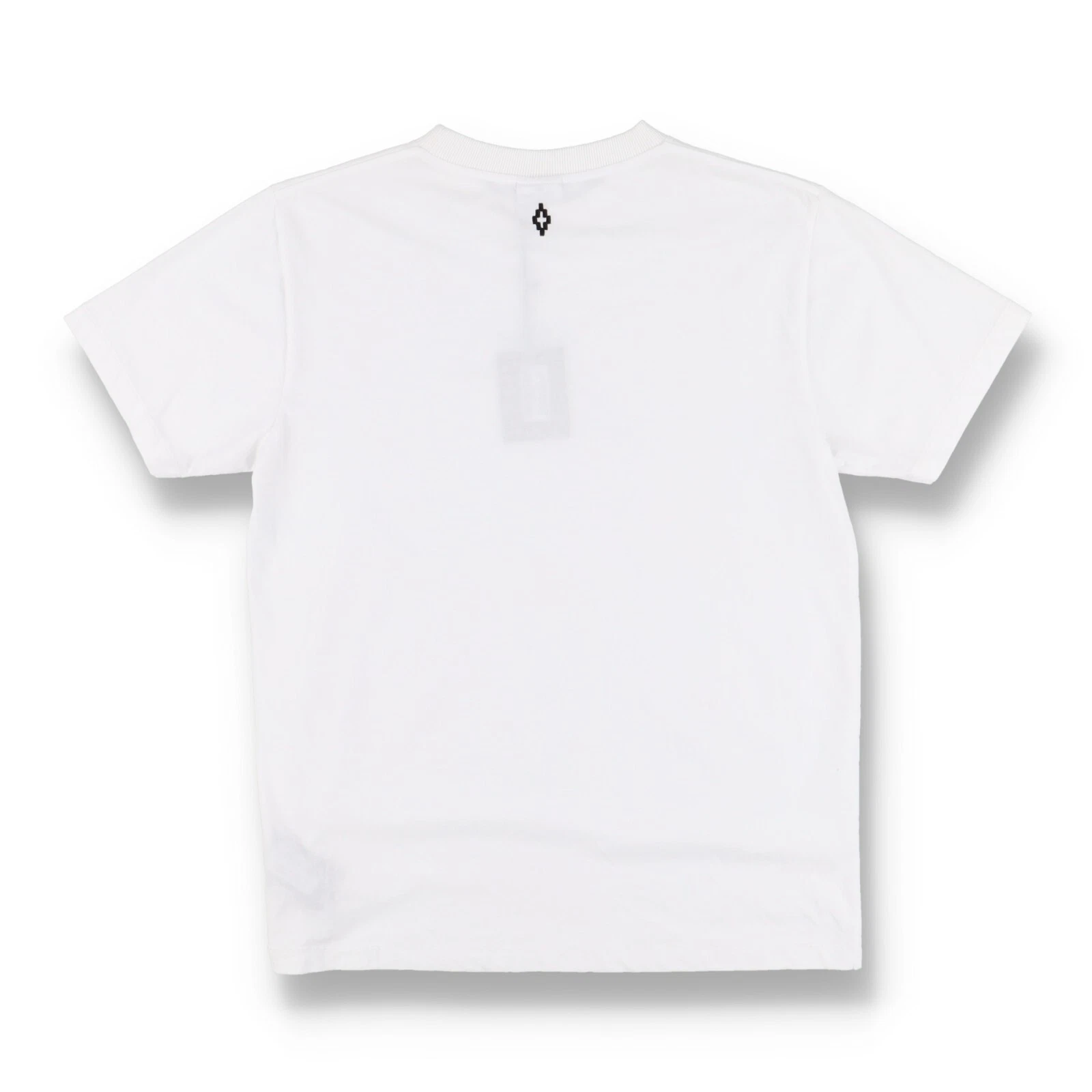 T shirt Marcelo Burlon bianca a forma di punta con logo Taglia M SS20 $300