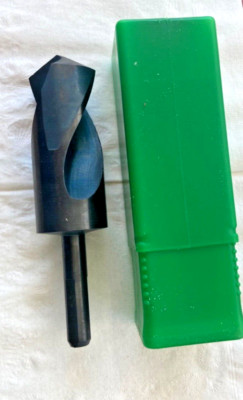 LastCut 1- 7/16 S&D SILVER  DEMING DRILL  Black 3 Flats 1/2 Shank H.S.S. M2