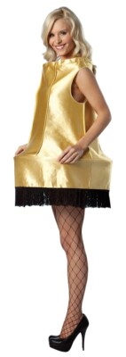 Leg Lamp Dress Costume Adult Womens Christmas Story Gold Sexy Halloween |  eBay