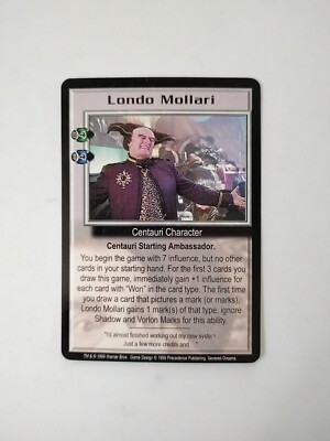 Londo Mollari ( Gambler) - Severed Dreams - B5 Babylon 5 CCG Rare NM