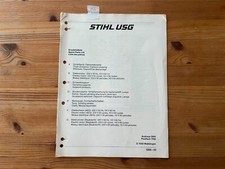 OEM STIHL Chainsaw IPL Illustrated Spare Parts List Diagram Manual Book USG