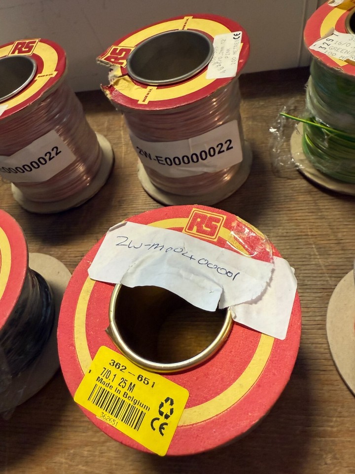 Job lot of 10 Reels of electrical cable. Various reel sizes eBay