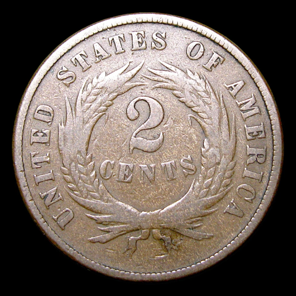 1870 Two Cent Piece 2cp ---- Nice Coin ---- #409T - Image 2 of 2